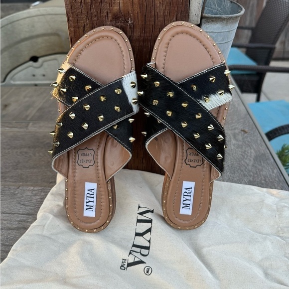 Myra bag studded sandals - Picture 1 of 4